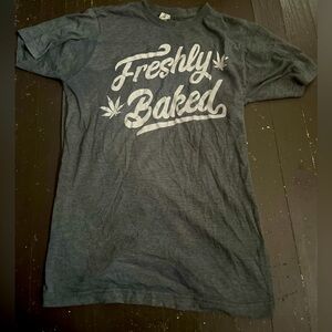 Gray Graphic Womens T-Shirt